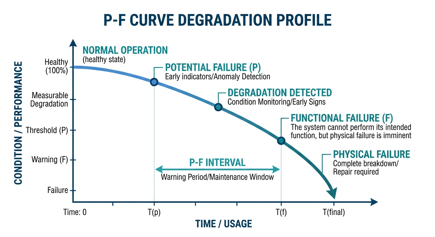 Figure 1: P-F curve degradation profile