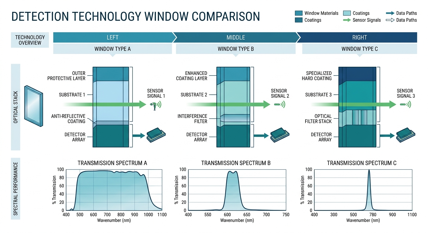 Figure 3: Detection technology window comparison